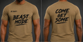 Custom Tan Performance T-Shirt